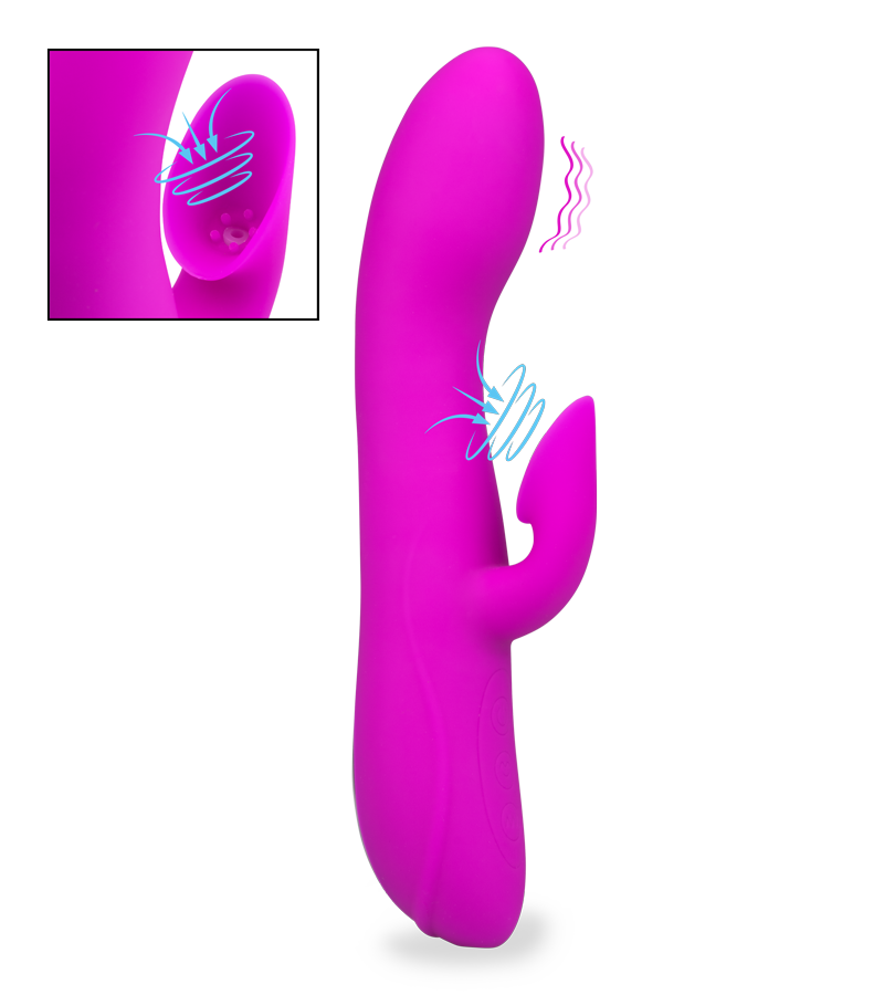 Leistungsstarker Rabbit-Vibrator Clito Lover