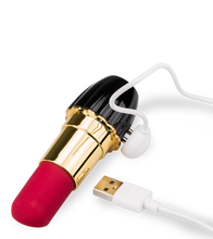 Load image into Gallery viewer, Lipstick Minivibrator mit USB und 8 Modi