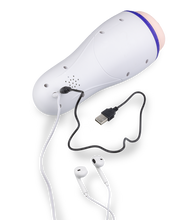 Load image into Gallery viewer, Masturbator mit Vibration und Audiofunktion Favour