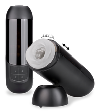 Load image into Gallery viewer, Masturbator mit Vibrations- und Stoßfunktion Loch Ness