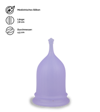Load image into Gallery viewer, Menstruationstasse Poppycup 3 Größen