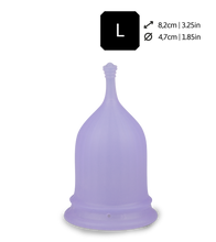 Load image into Gallery viewer, Menstruationstasse Poppycup 3 Größen