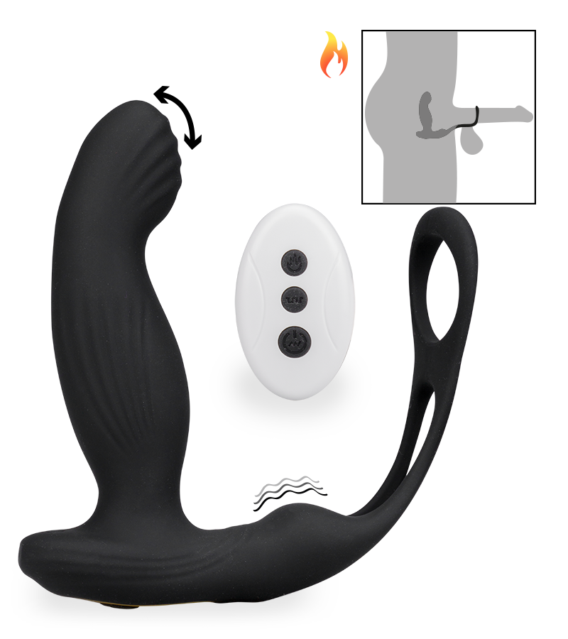 Multifunktionaler Prostata-Stimulator mit Cockringen Hubert