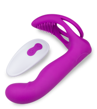 Load image into Gallery viewer, Multifunktionsvibrator mit Cockring Poly