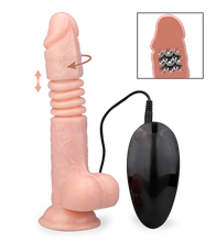 Load image into Gallery viewer, Naturdildo mit Rotation und Stoßfunktion