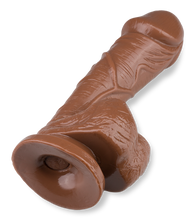 Load image into Gallery viewer, Naturdildo mit Saugnapf 19 cm