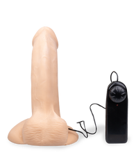 Load image into Gallery viewer, Naturdildo mit XL-Durchmesser und Vibration