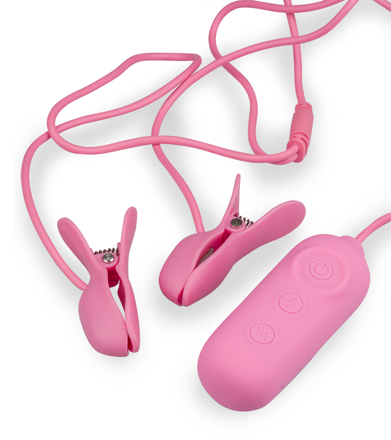 Nippelklemmen mit Estim und Vibration