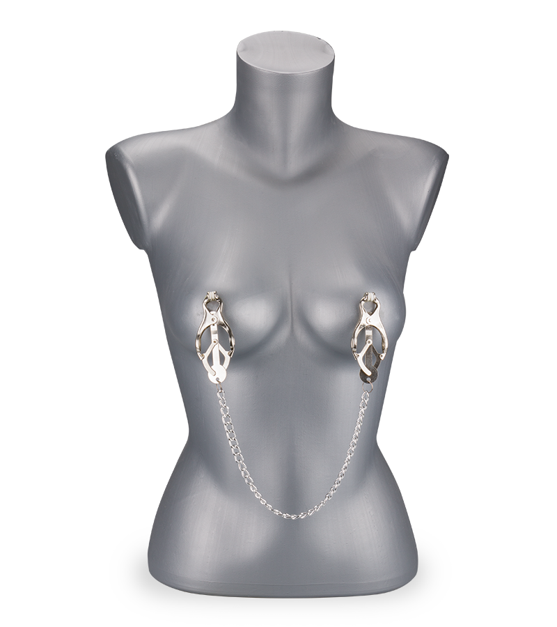 Nippelklemmen mit Kette Pincher