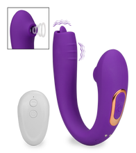 Load image into Gallery viewer, Paarvibrator und Druckwellenstimulator Ades