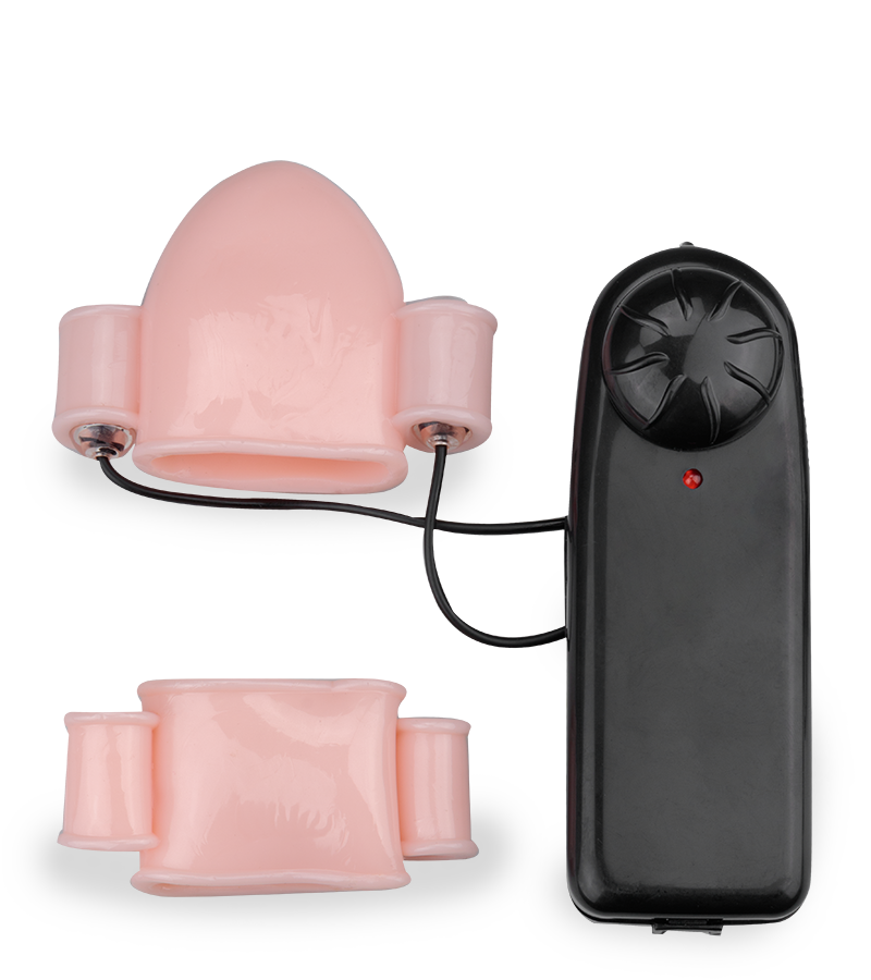 Penis- und Eichelstimulator mit Vibrationsfunktion