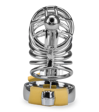 Load image into Gallery viewer, Peniskäfig mit Harnröhrenplug Delicious Chastity