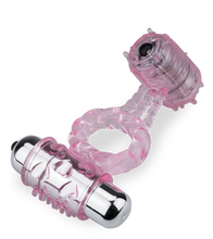 Load image into Gallery viewer, Penisring mit 2 Vibro-Bullets