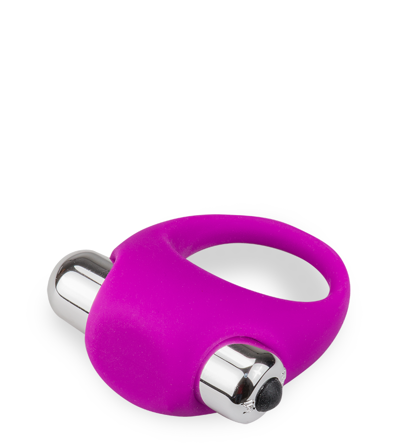 Penisring mit Vibration aus medizinischem Silikon Flirt