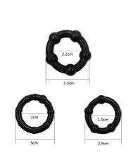 Load image into Gallery viewer, Penisring-Set 3-teilig