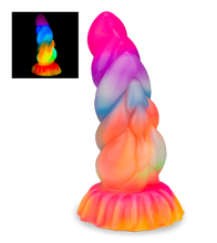 Load image into Gallery viewer, Phosphoreszierender Alien-Dildo mit Saugnapf Maltor