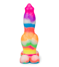 Load image into Gallery viewer, Phosphoreszierender Dildo mit Saugnapf Schäferhund
