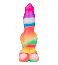 Load image into Gallery viewer, Phosphoreszierender Dildo mit Saugnapf Schäferhund