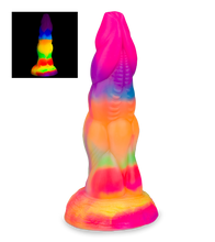 Load image into Gallery viewer, Phosphoreszierender Fantasy-Dildo mit Saugnapf Chimäre