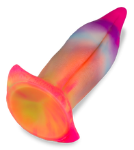 Load image into Gallery viewer, Phosphoreszierender Saugnapf-Dildo aus Silikon Zunge