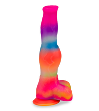 Load image into Gallery viewer, Phosphoreszierender Saugnapf-Dildo Dobermann