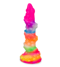 Load image into Gallery viewer, Phosphoreszierender Tentakel-Dildo mit Saugnapf Cthulhu