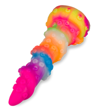 Load image into Gallery viewer, Phosphoreszierender Tentakel-Dildo mit Saugnapf Cthulhu