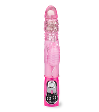 Load image into Gallery viewer, Pinker XL-Rabbit-Vibrator Butterfly mit Stoßfunktion