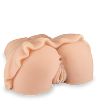 Load image into Gallery viewer, Po-Masturbator Vagina und Anus mit Minirock
