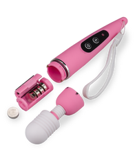 Load image into Gallery viewer, Power Wand Massager mit 3 Aufsätzen