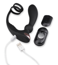 Load image into Gallery viewer, Prostata-Massagegerät mit Cockring Hutter