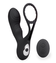Load image into Gallery viewer, Prostata-Massagegerät mit Vibration und Penisring Hero