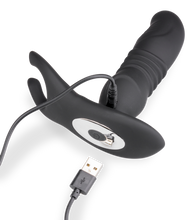 Load image into Gallery viewer, Prostata-Massagegerät mit Vibrations- und Stoßfunktion und Hoden-Massager Paris