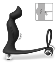 Load image into Gallery viewer, Prostata-Massagegerät mit Vibro-Ring Sprint
