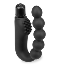 Load image into Gallery viewer, Prostata-Vibrator mit Analkette und Noppen