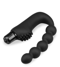 Load image into Gallery viewer, Prostata-Vibrator mit Analkette und Noppen
