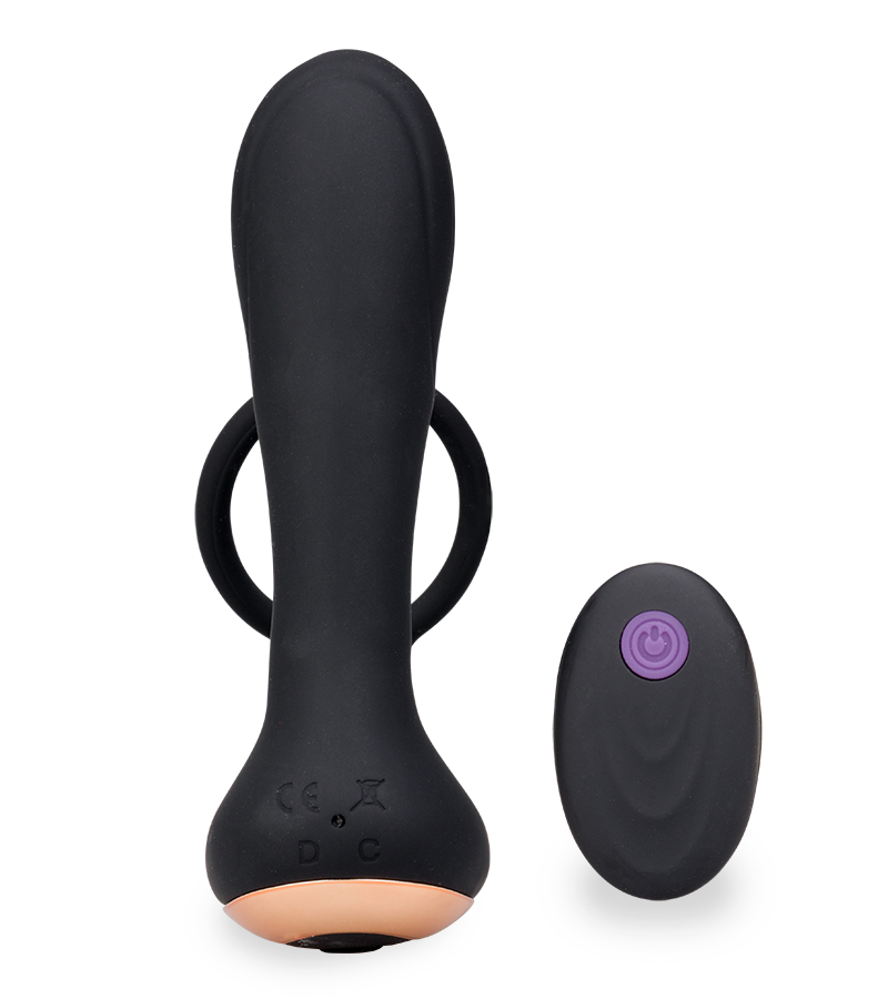 Prostatavibrator mit Penisring 7 Modi