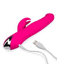 Load image into Gallery viewer, Rabbit-Vibrator mit 360°-Rotation Holy Fork