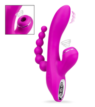 Load image into Gallery viewer, Rabbit-Vibrator mit Dreifach-Stimulation Abel