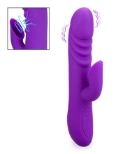 Load image into Gallery viewer, Rabbit-Vibrator mit Klitoris-Sauger Sucky