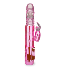 Load image into Gallery viewer, Rabbit-Vibrator mit Rotation und Stoßfunktion