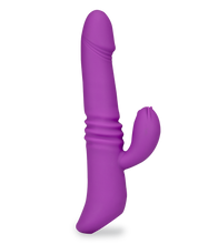 Load image into Gallery viewer, Rabbit-Vibrator mit Stoßfunktion Kaya
