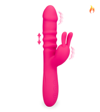 Load image into Gallery viewer, Rabbit-Vibrator mit Stoßfunktion Love Zone