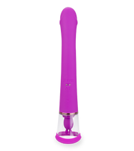 Load image into Gallery viewer, Rabbit-Vibrator mit Vagina-Pumpe Fine