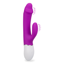 Load image into Gallery viewer, Rabbit-Vibrator mit Vorhaut Connie