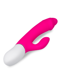 Load image into Gallery viewer, Rabbit-Vibrator mit Vorhaut Connie