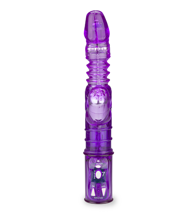 Rabbit-Vibrator Tickles Up &amp; Down