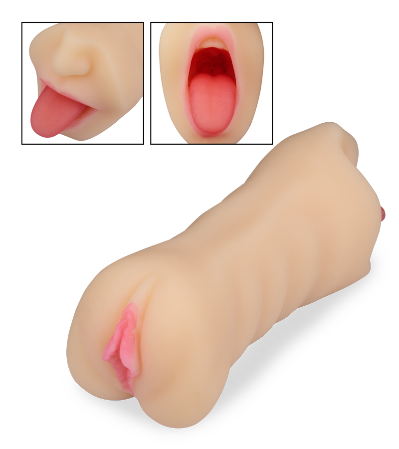 Realistische Taschenmuschi mit Vagina und Mund Christy
