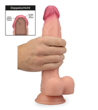 Load image into Gallery viewer, Realistischer Dildo aus Liquid Silicone Super Dildo 27 cm