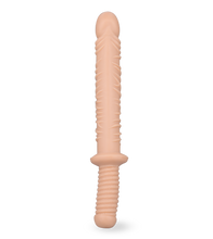 Load image into Gallery viewer, Realistischer gerillter Doppeldildo Damocles
